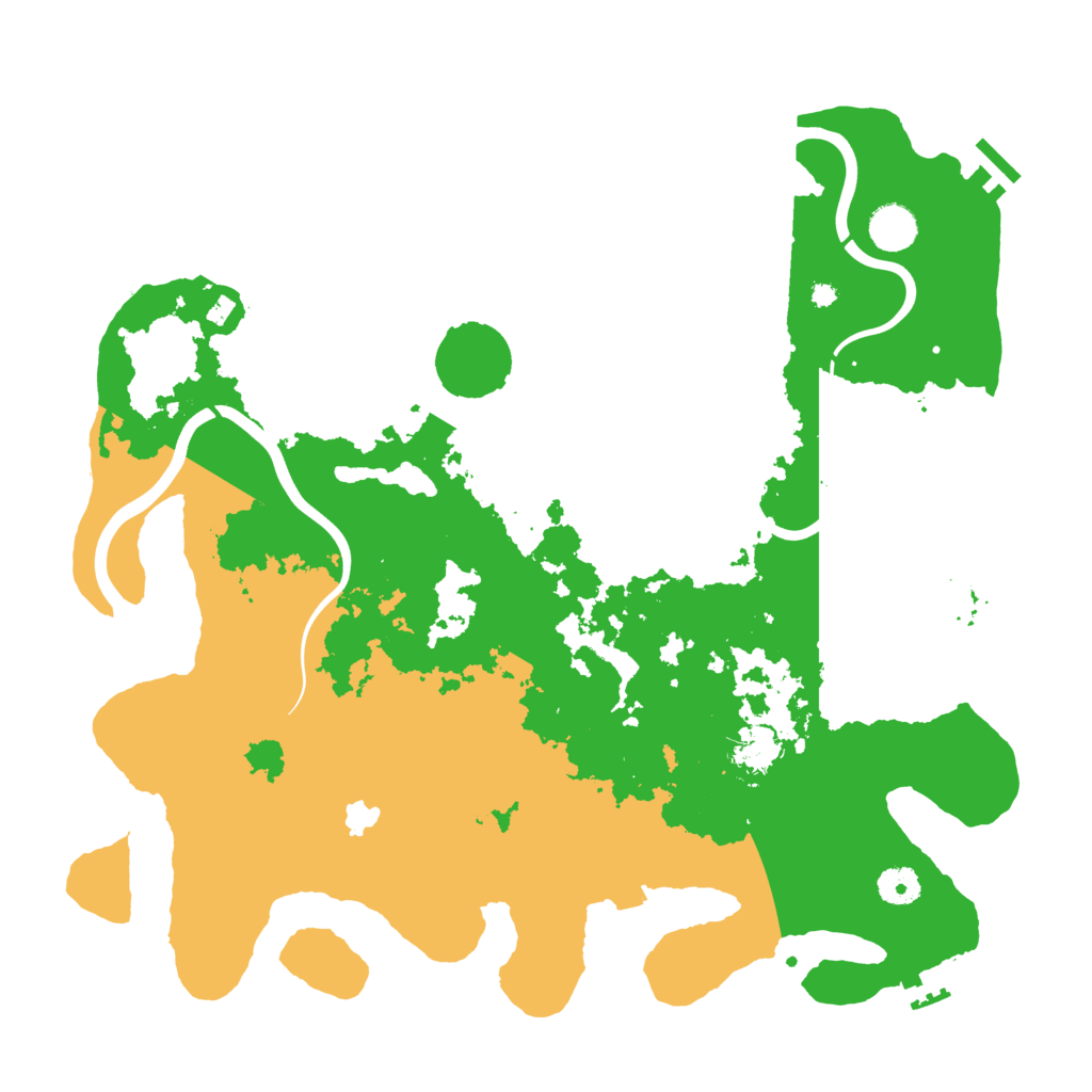 Biome Rust Map: Procedural Map, Size: 4050, Seed: 258069304