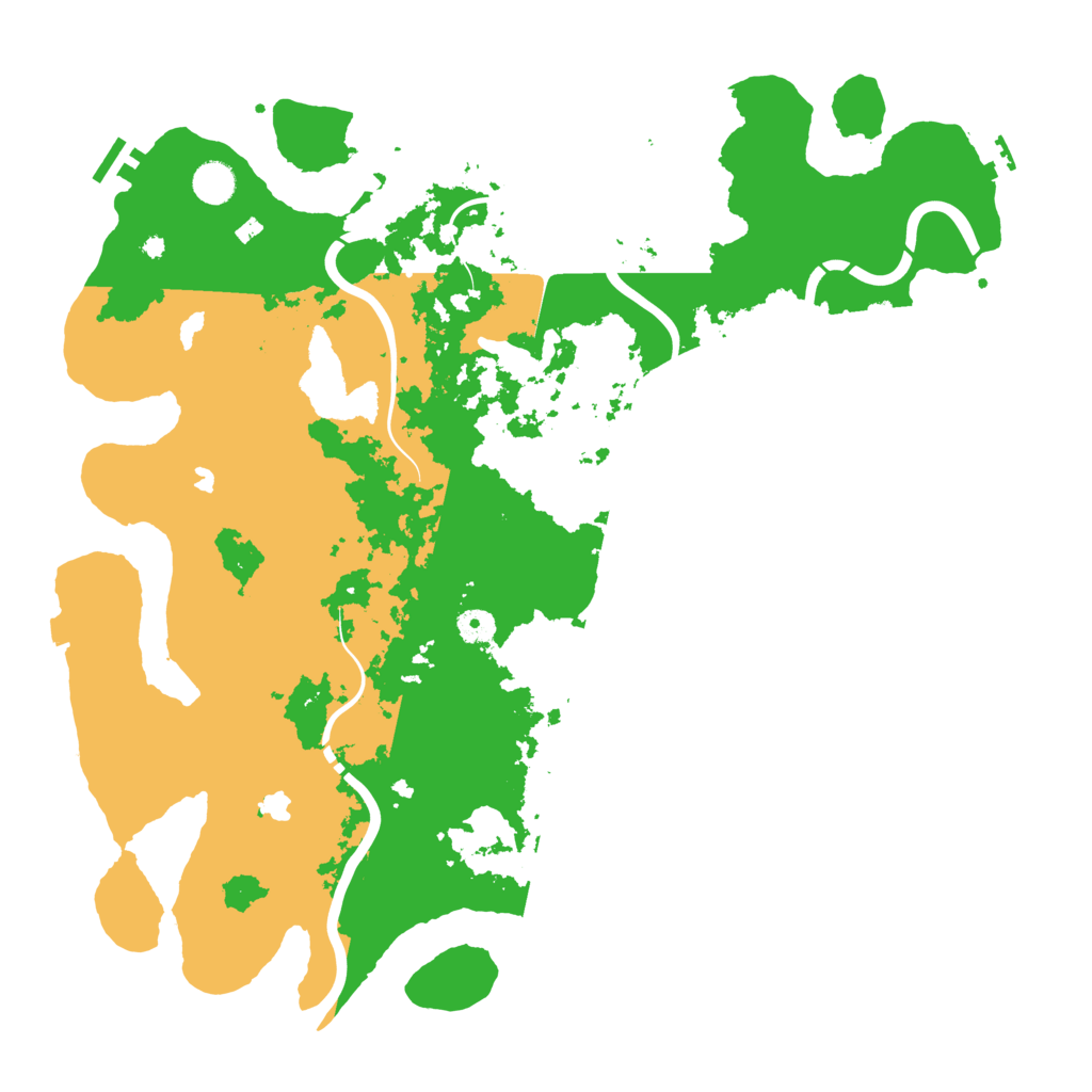 Biome Rust Map: Procedural Map, Size: 4500, Seed: 1224376248