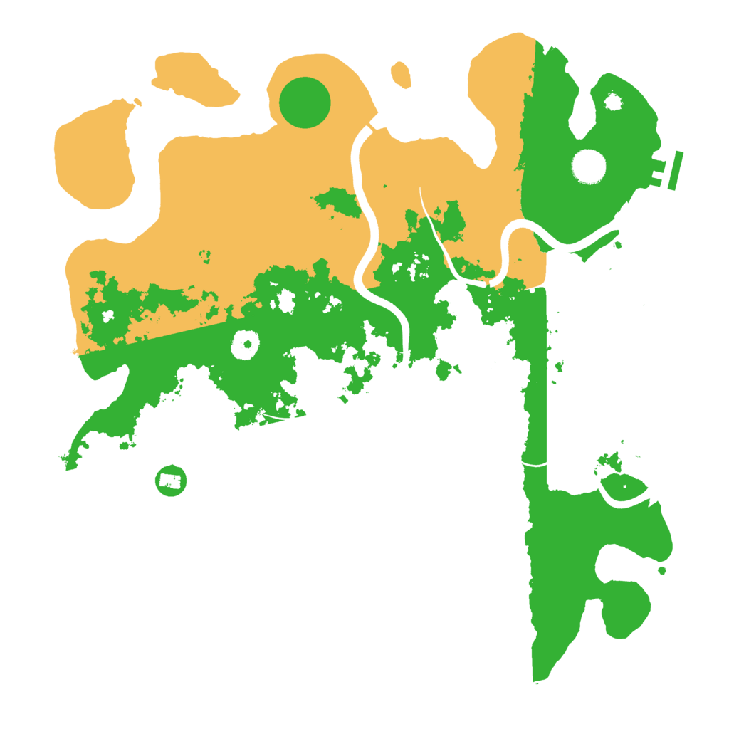 Biome Rust Map: Procedural Map, Size: 3750, Seed: 1241552745