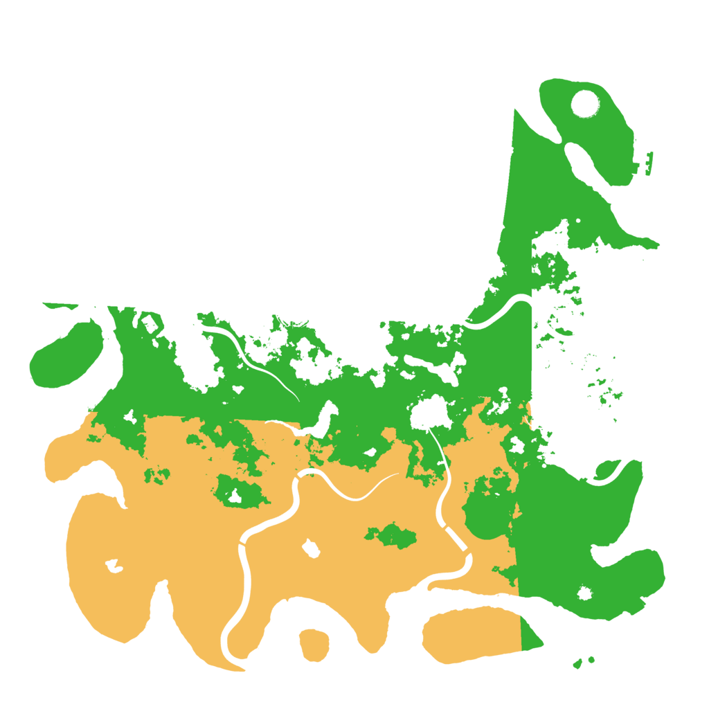Biome Rust Map: Procedural Map, Size: 4500, Seed: 1008832752