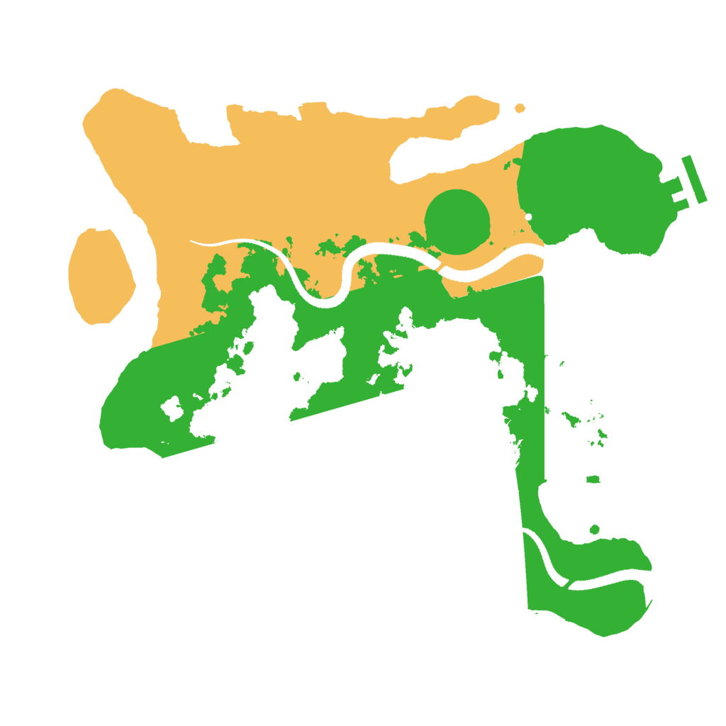 Biome Rust Map: Procedural Map, Size: 3000, Seed: 537731612