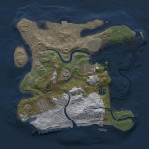 Thumbnail Rust Map: Procedural Map, Size: 3000, Seed: 537731612, 12 Monuments