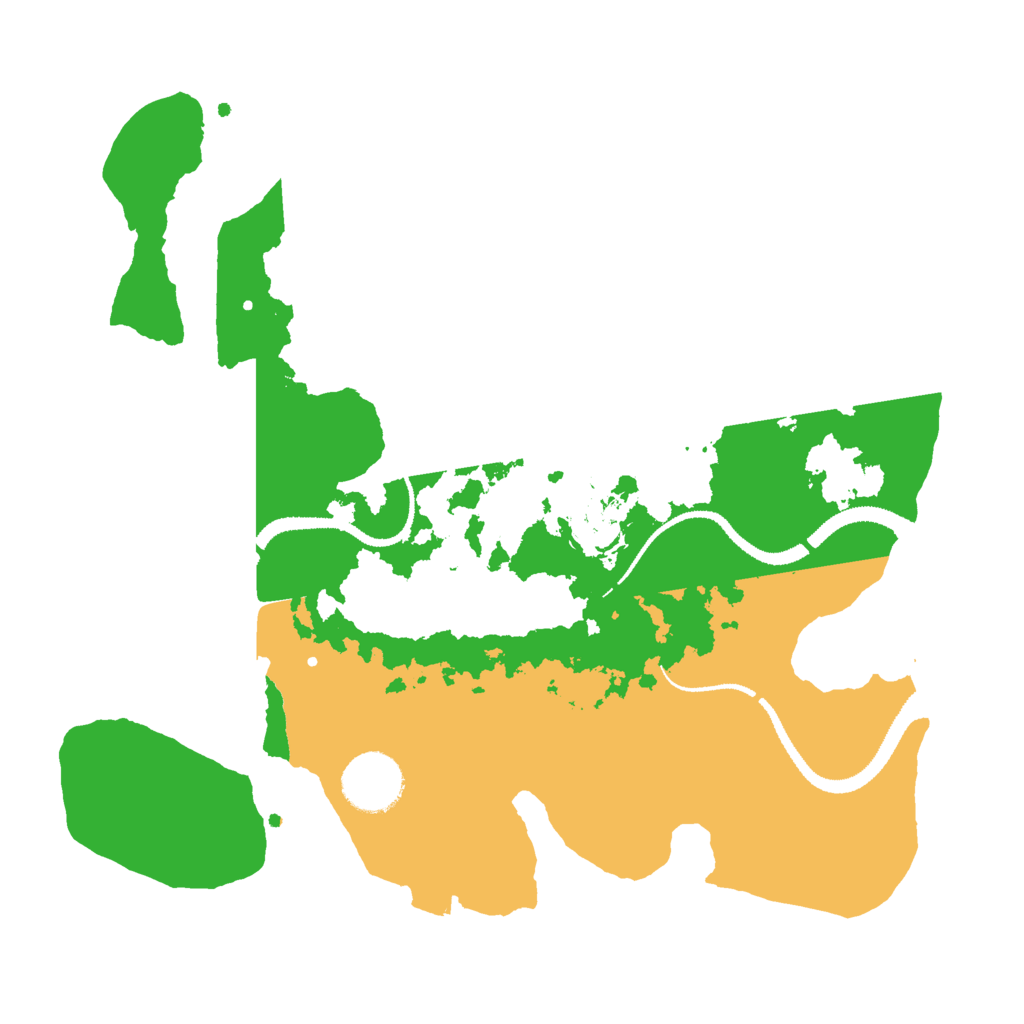 Biome Rust Map: Procedural Map, Size: 3000, Seed: 76429