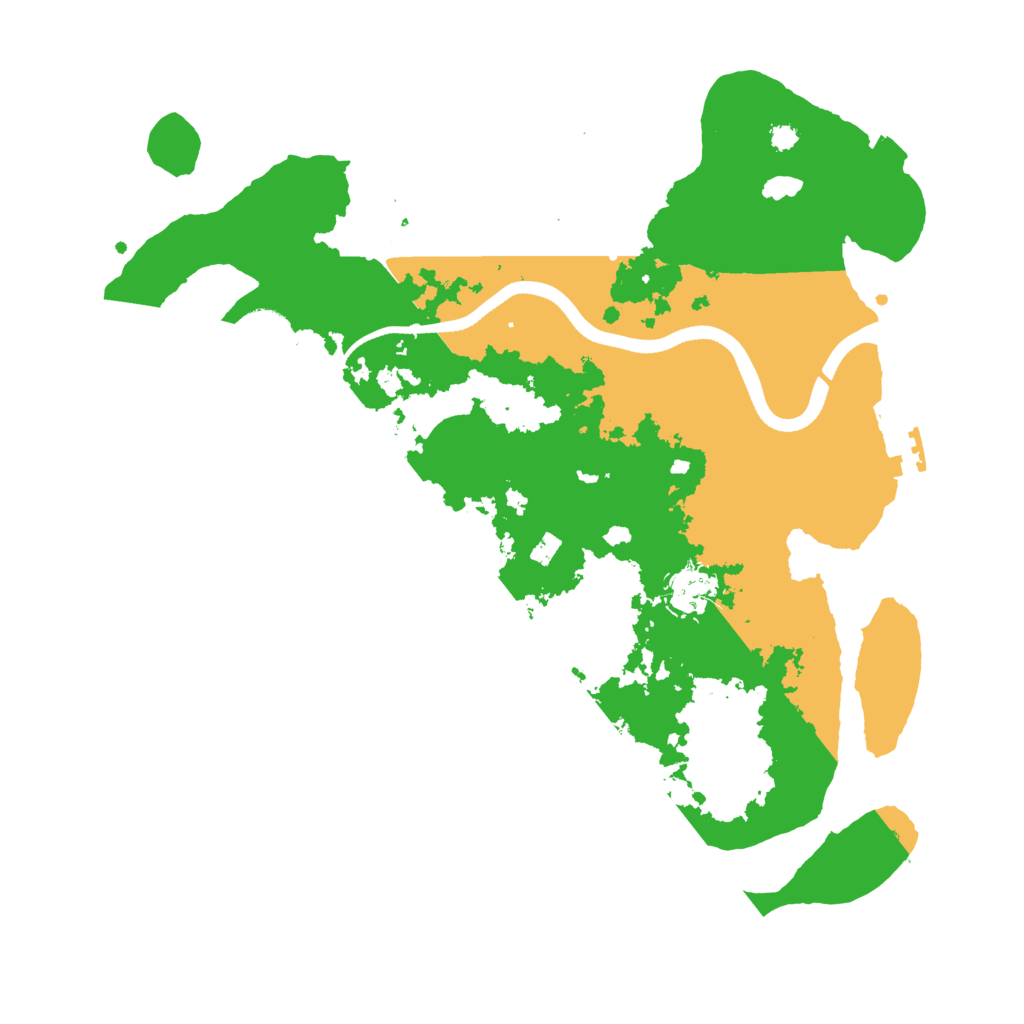Biome Rust Map: Procedural Map, Size: 3500, Seed: 1470920789