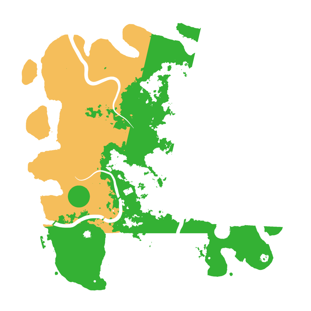 Biome Rust Map: Procedural Map, Size: 3750, Seed: 1100162226