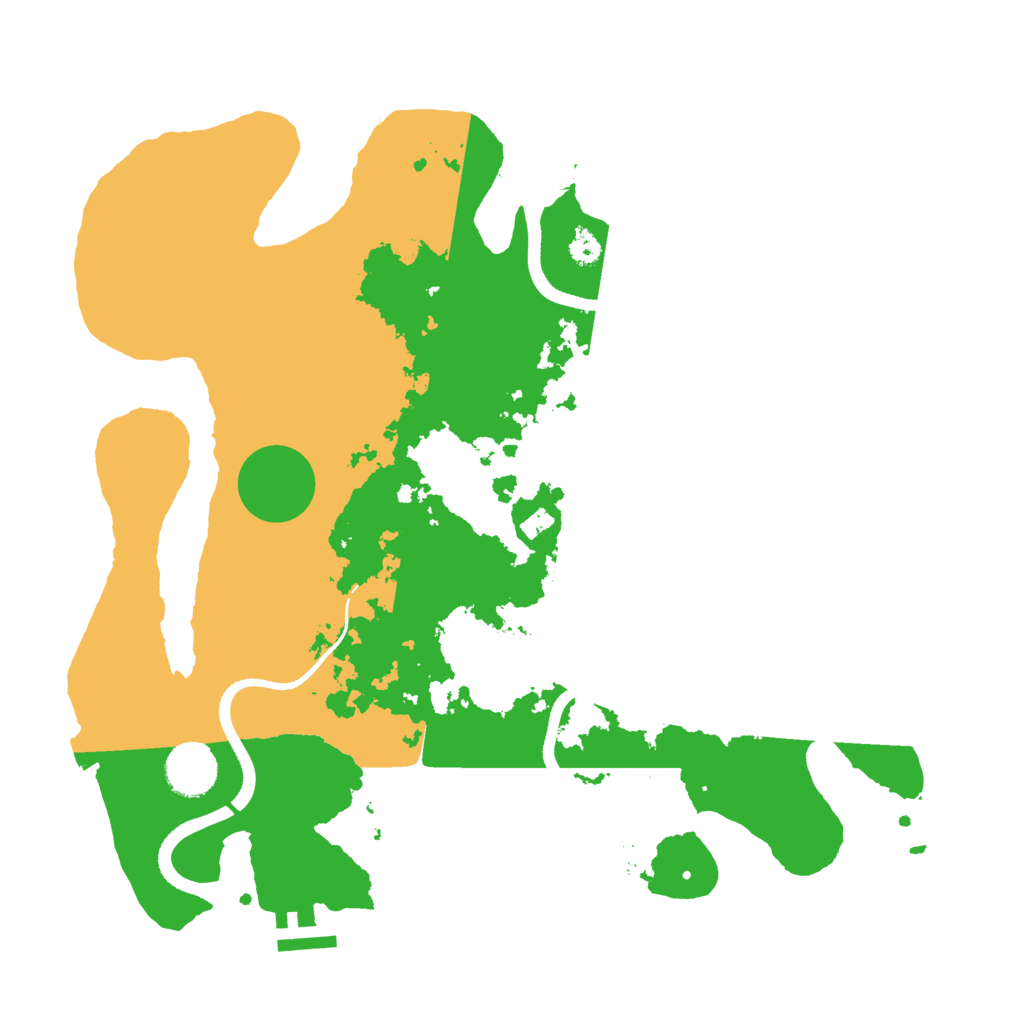 Biome Rust Map: Procedural Map, Size: 3500, Seed: 2098534022
