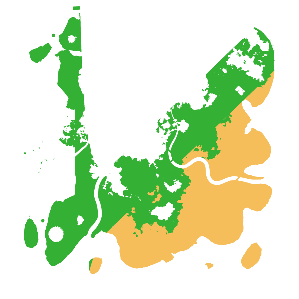 Biome Rust Map: Procedural Map, Size: 3500, Seed: 1506999296