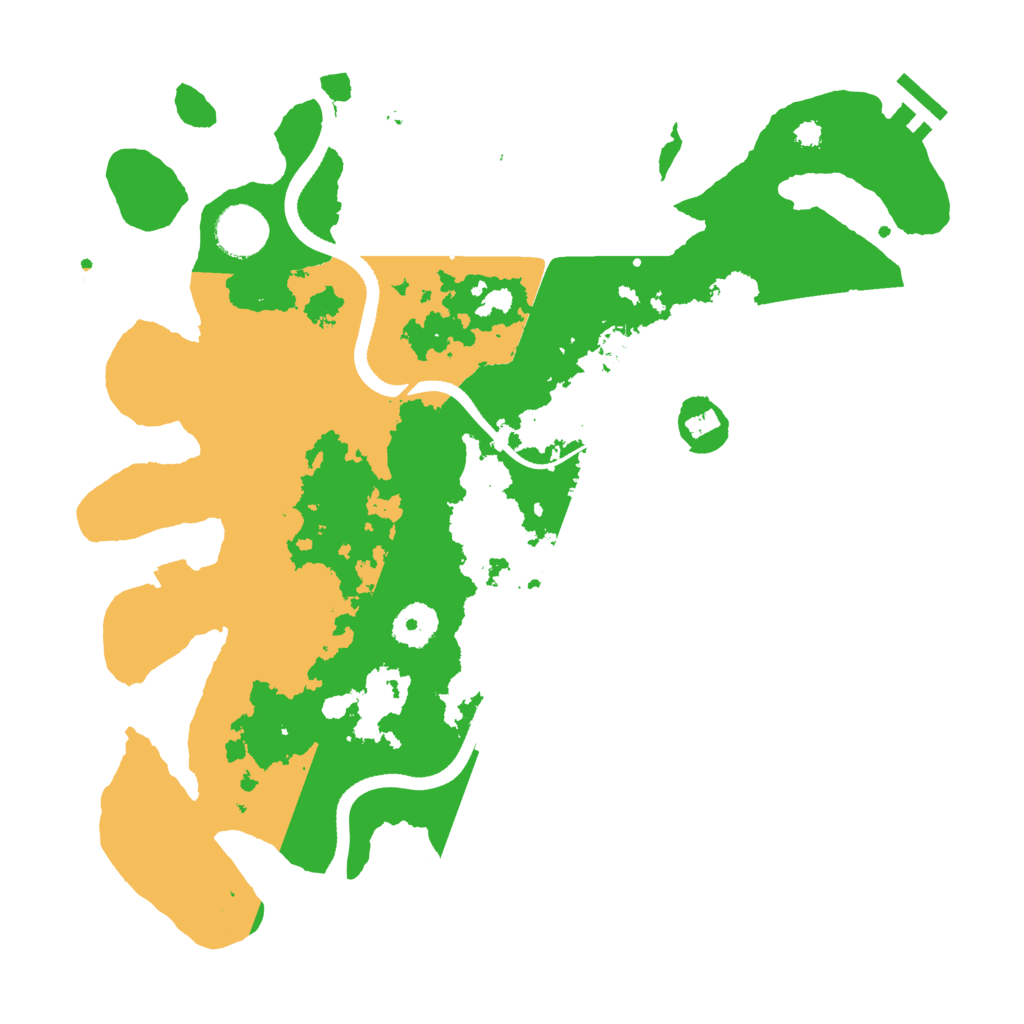 Biome Rust Map: Procedural Map, Size: 3500, Seed: 59702096