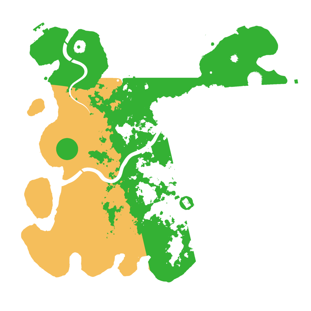 Biome Rust Map: Procedural Map, Size: 3750, Seed: 74