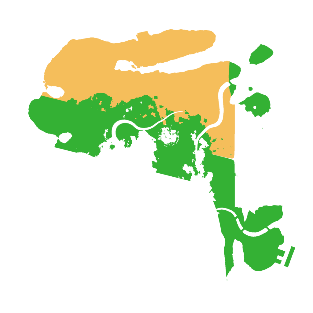 Biome Rust Map: Procedural Map, Size: 3000, Seed: 295349207