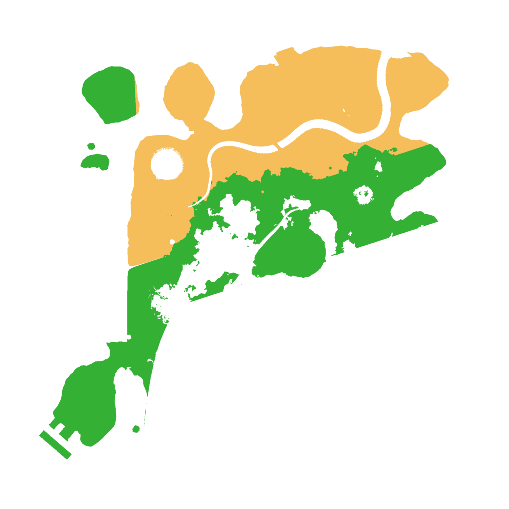 Biome Rust Map: Procedural Map, Size: 2800, Seed: 934883725