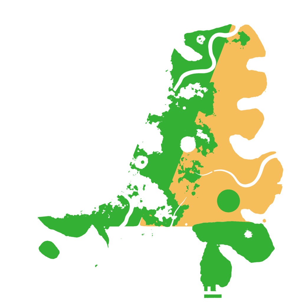 Biome Rust Map: Procedural Map, Size: 3500, Seed: 1275535815