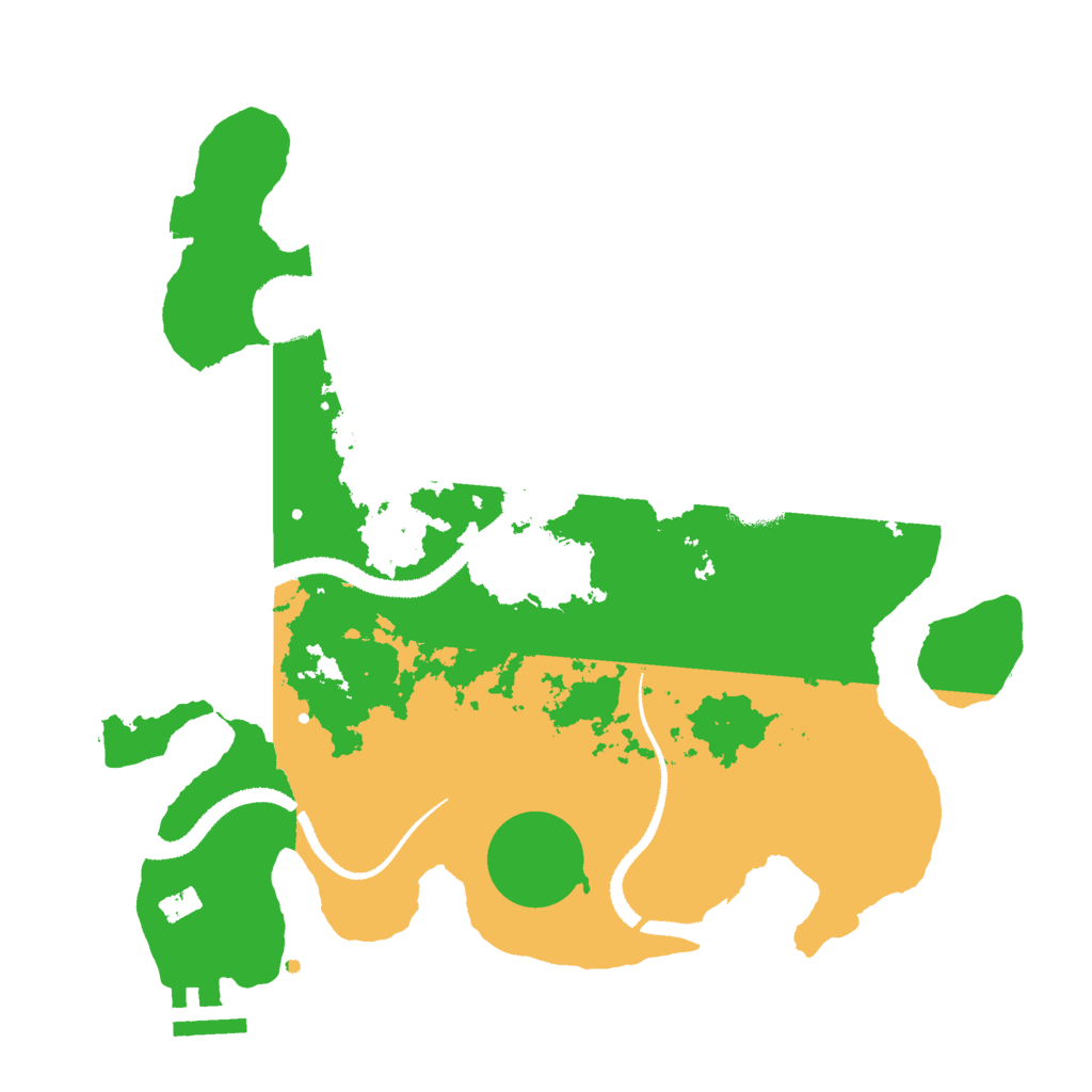 Biome Rust Map: Procedural Map, Size: 3000, Seed: 90918370