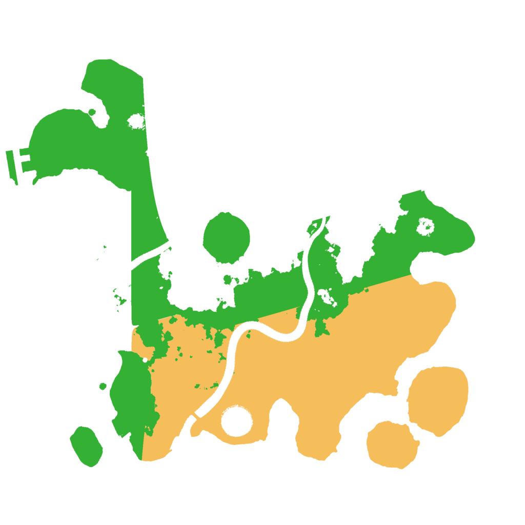 Biome Rust Map: Procedural Map, Size: 3000, Seed: 219880264