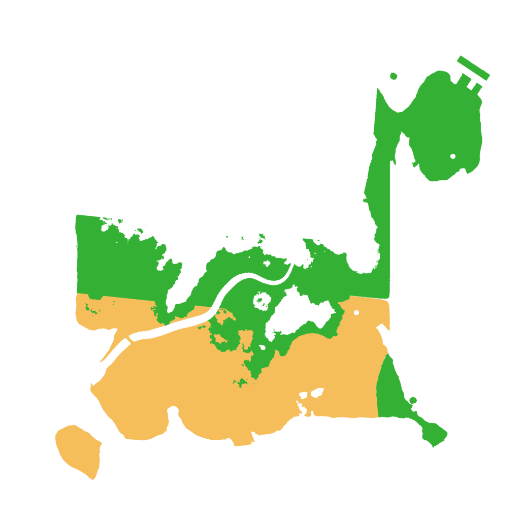 Biome Rust Map: Procedural Map, Size: 2950, Seed: 2955