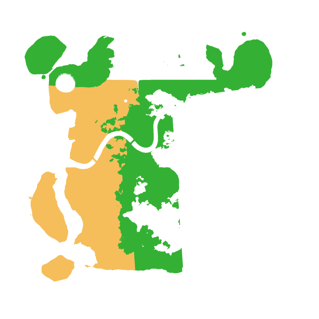 Biome Rust Map: Procedural Map, Size: 3000, Seed: 620724982