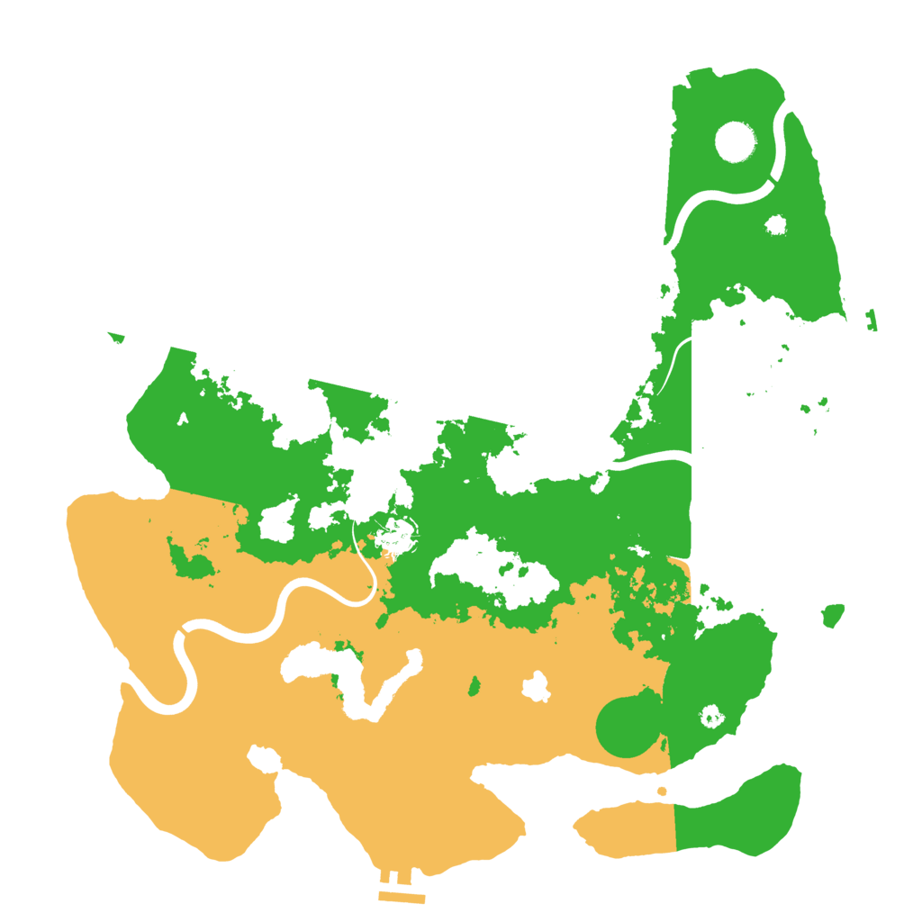 Biome Rust Map: Procedural Map, Size: 4000, Seed: 639957878