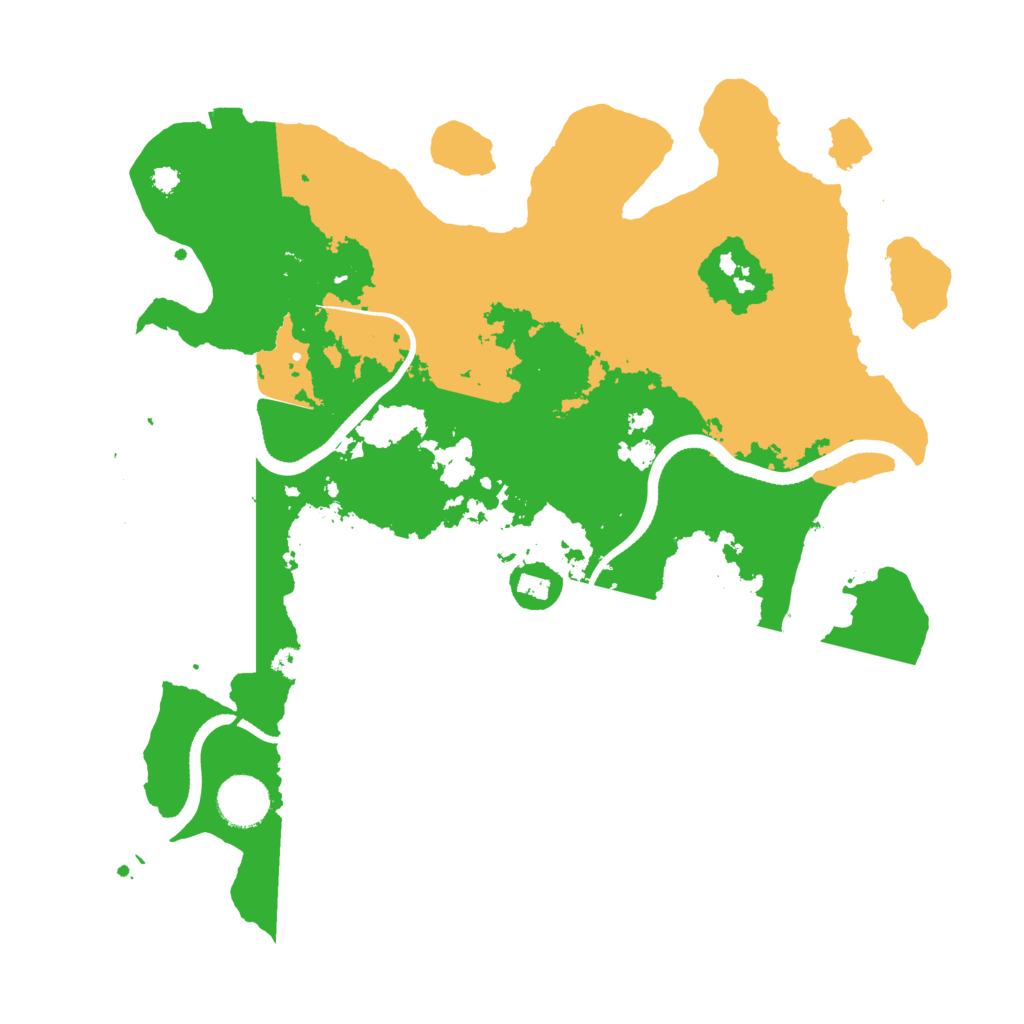 Biome Rust Map: Procedural Map, Size: 3500, Seed: 454353223