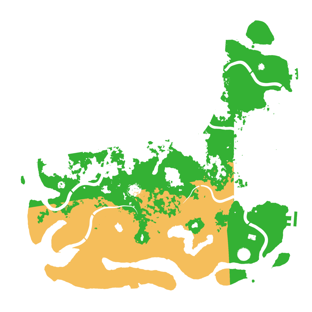 Biome Rust Map: Procedural Map, Size: 4250, Seed: 363718744