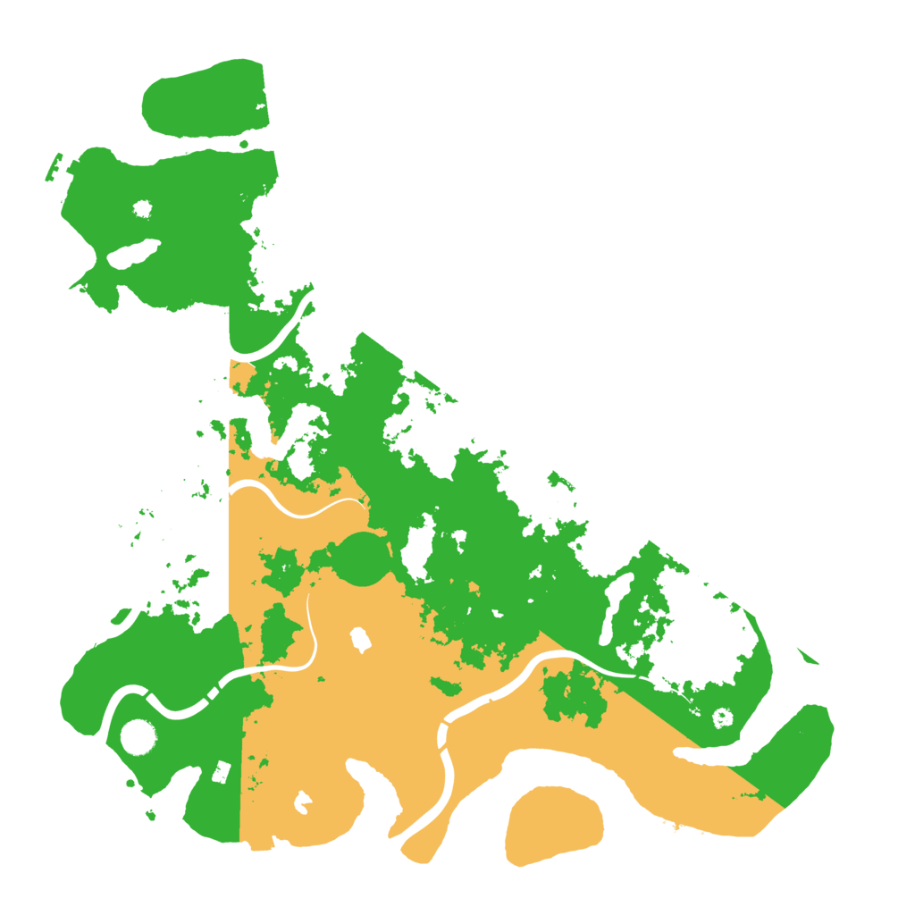 Biome Rust Map: Procedural Map, Size: 4500, Seed: 522842494