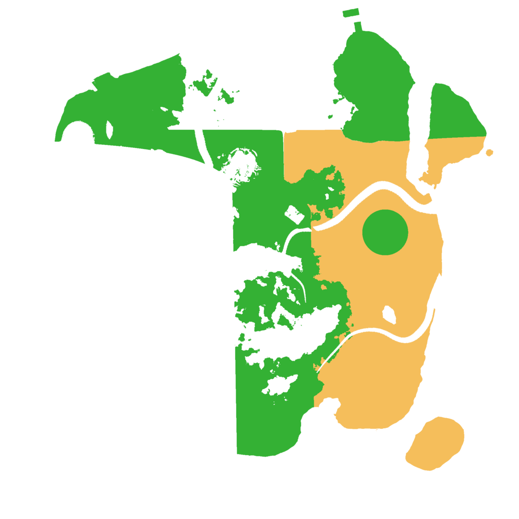 Biome Rust Map: Procedural Map, Size: 3000, Seed: 714127767