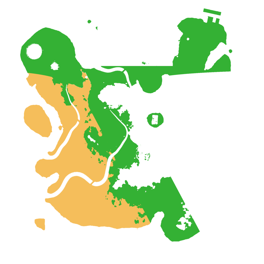 Biome Rust Map: Procedural Map, Size: 3000, Seed: 1405470310