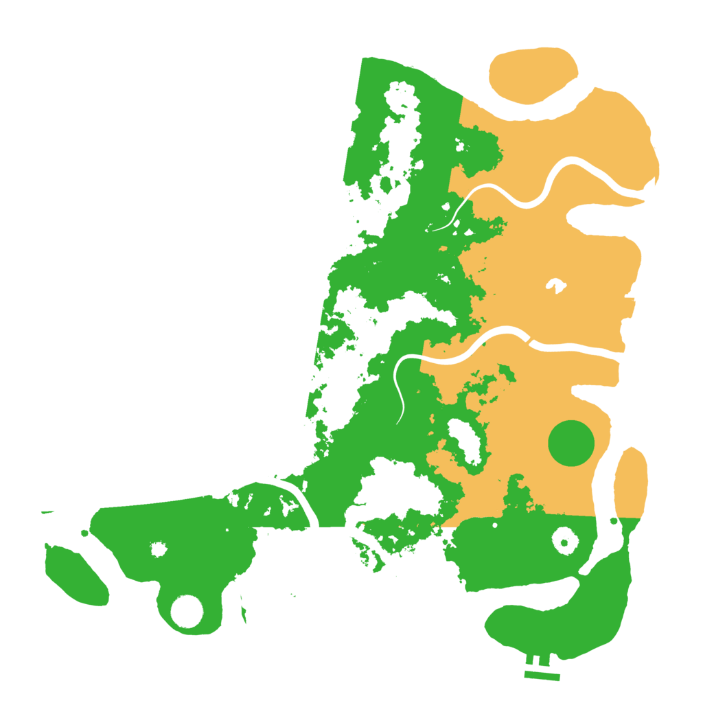 Biome Rust Map: Procedural Map, Size: 4000, Seed: 373346854