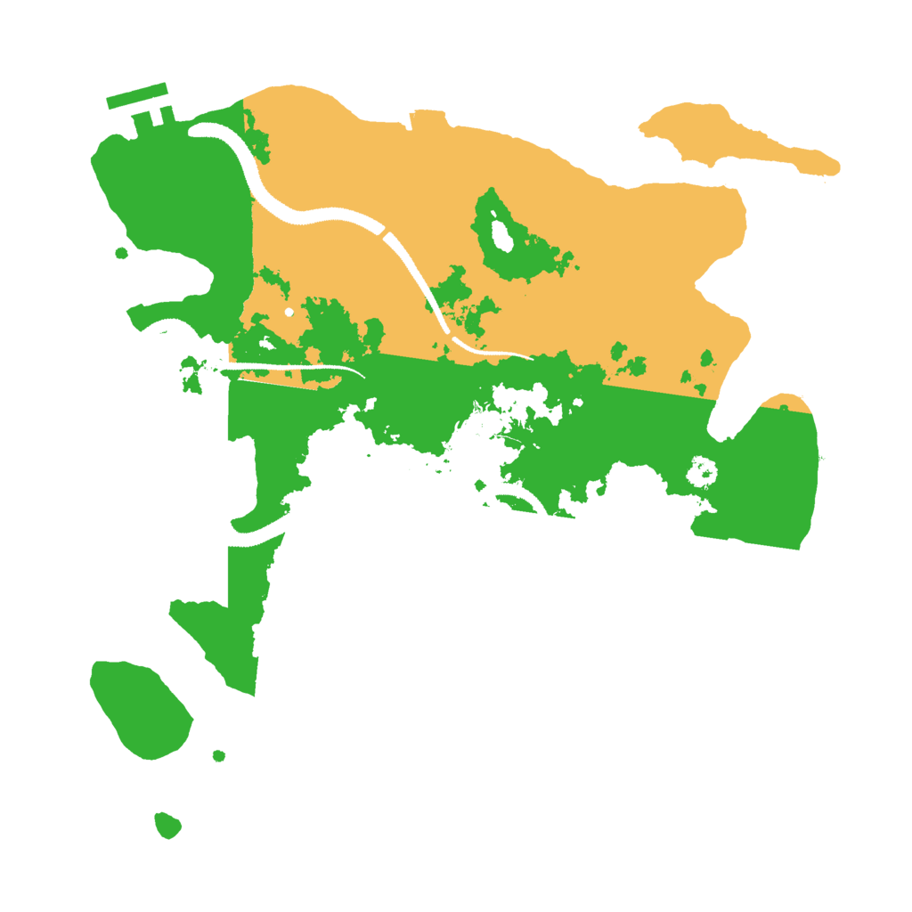 Biome Rust Map: Procedural Map, Size: 3000, Seed: 1385377600