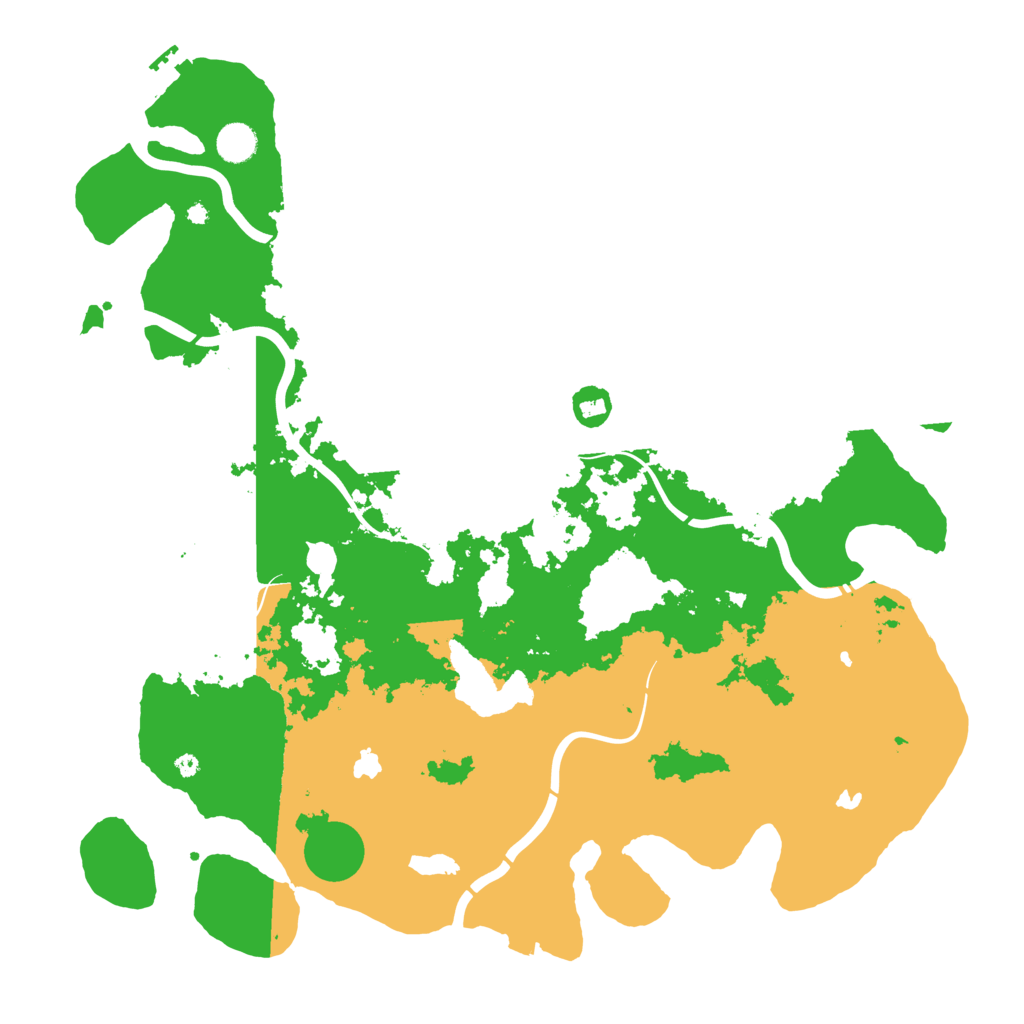 Biome Rust Map: Procedural Map, Size: 4500, Seed: 495521315