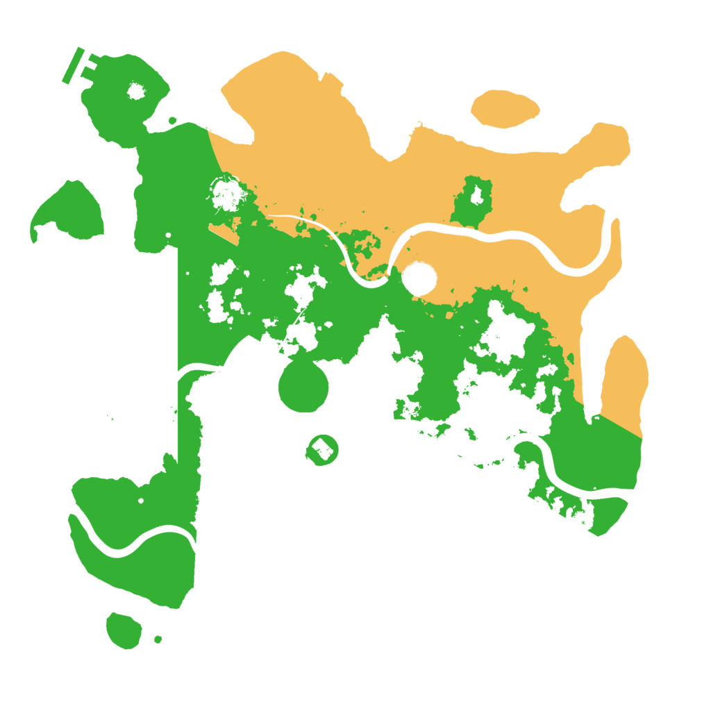Biome Rust Map: Procedural Map, Size: 3750, Seed: 1341079063