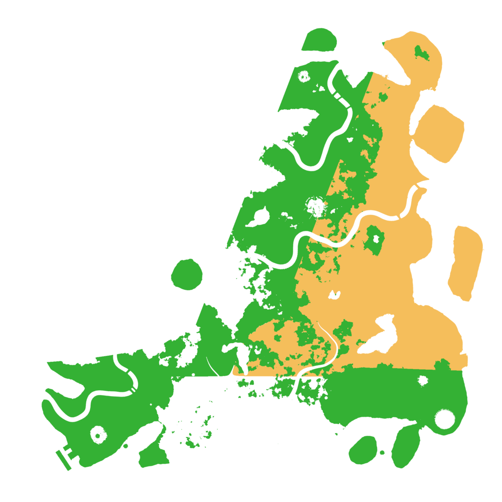 Biome Rust Map: Procedural Map, Size: 4500, Seed: 221854835