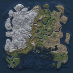 Thumbnail Rust Map: Procedural Map, Size: 4500, Seed: 221854835, 16 Monuments