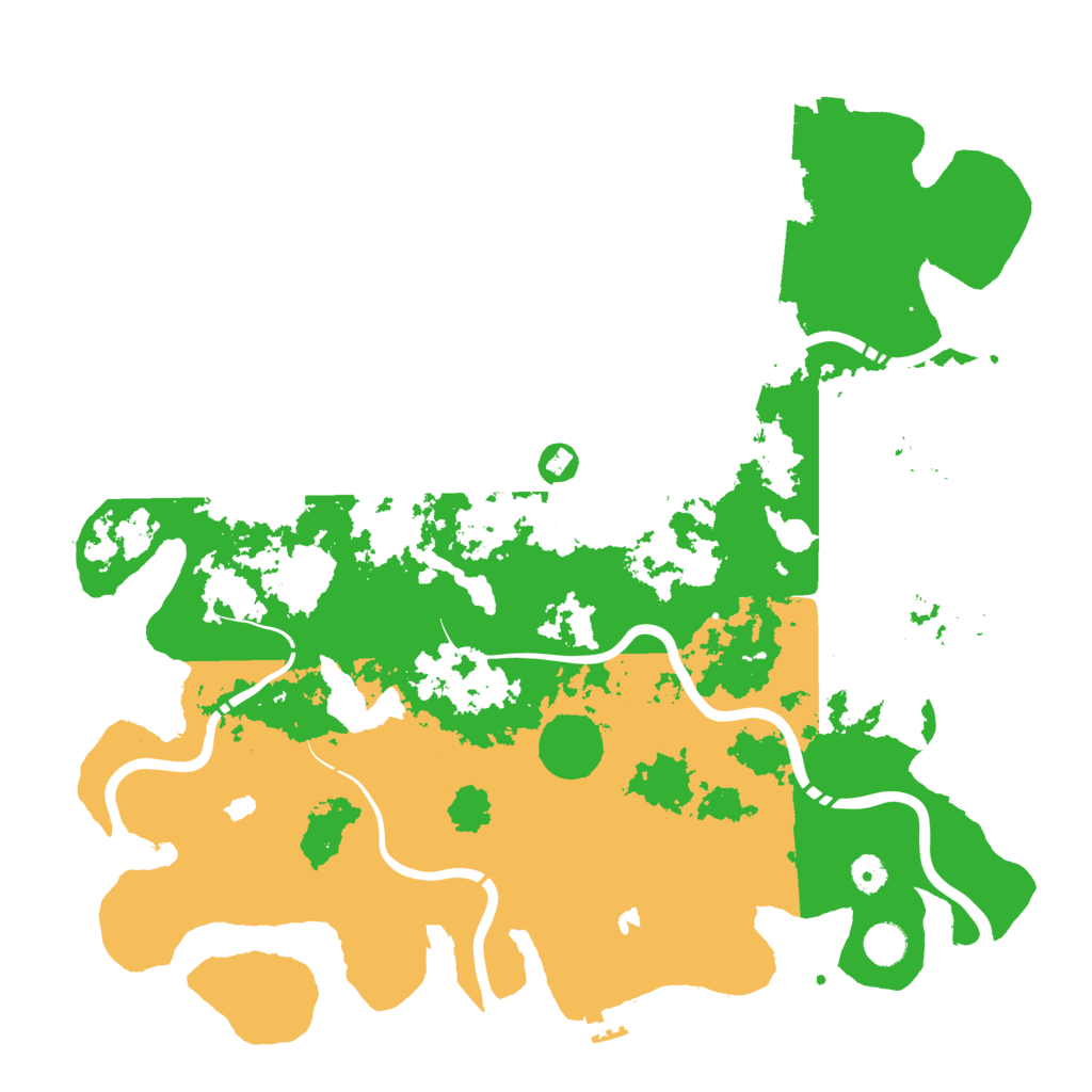 Biome Rust Map: Procedural Map, Size: 4500, Seed: 570932620
