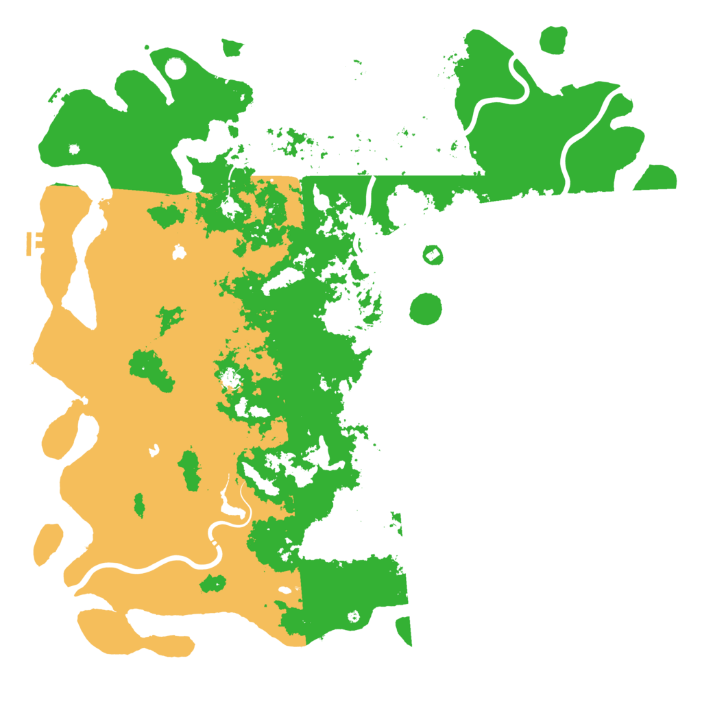 Biome Rust Map: Procedural Map, Size: 6000, Seed: 899558970