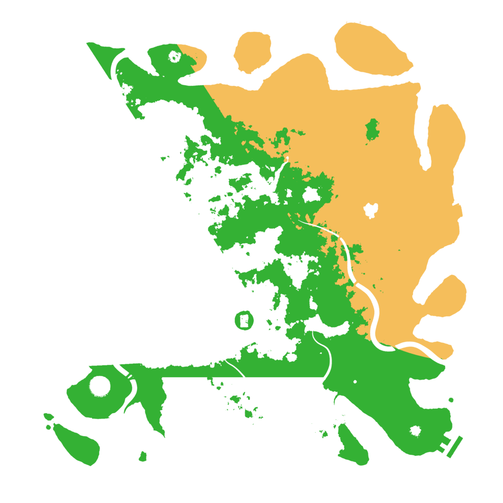 Biome Rust Map: Procedural Map, Size: 4250, Seed: 3628517