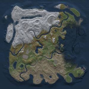 Thumbnail Rust Map: Procedural Map, Size: 4250, Seed: 480069539, 15 Monuments