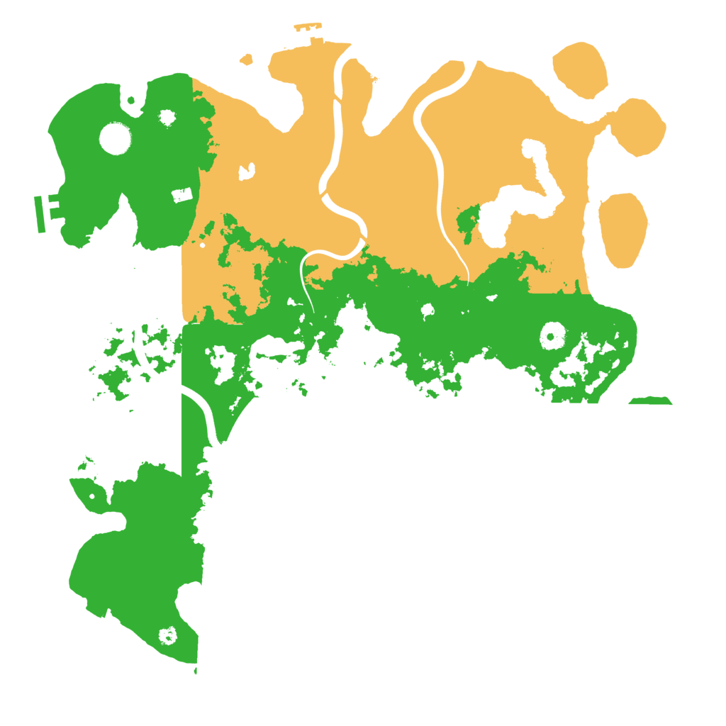 Biome Rust Map: Procedural Map, Size: 4000, Seed: 203126801