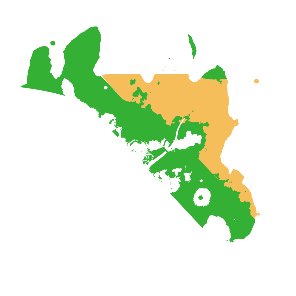 Biome Rust Map: Procedural Map, Size: 2500, Seed: 69134
