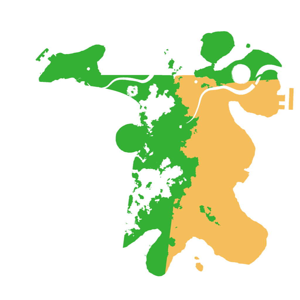 Biome Rust Map: Procedural Map, Size: 2800, Seed: 869126766