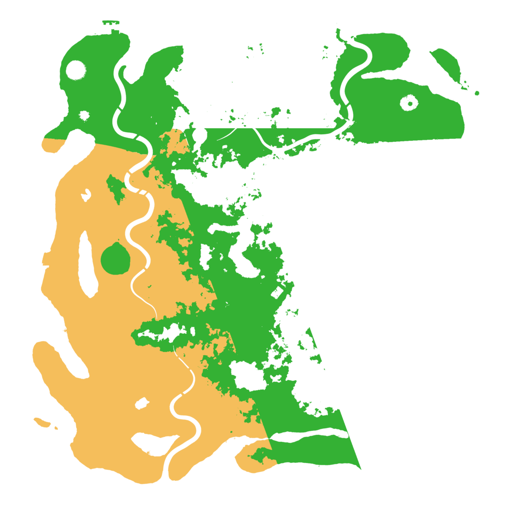 Biome Rust Map: Procedural Map, Size: 4600, Seed: 592075064