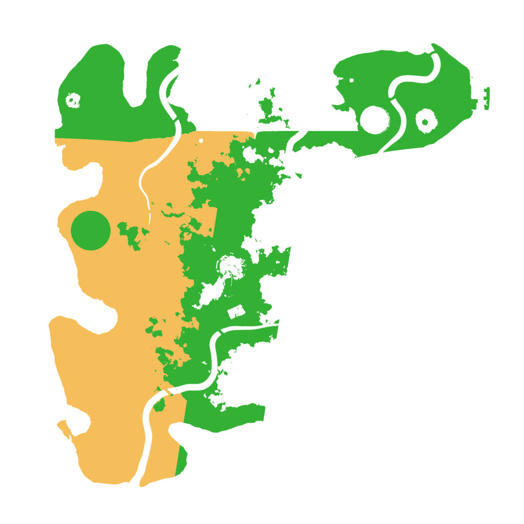 Biome Rust Map: Procedural Map, Size: 3500, Seed: 796957821