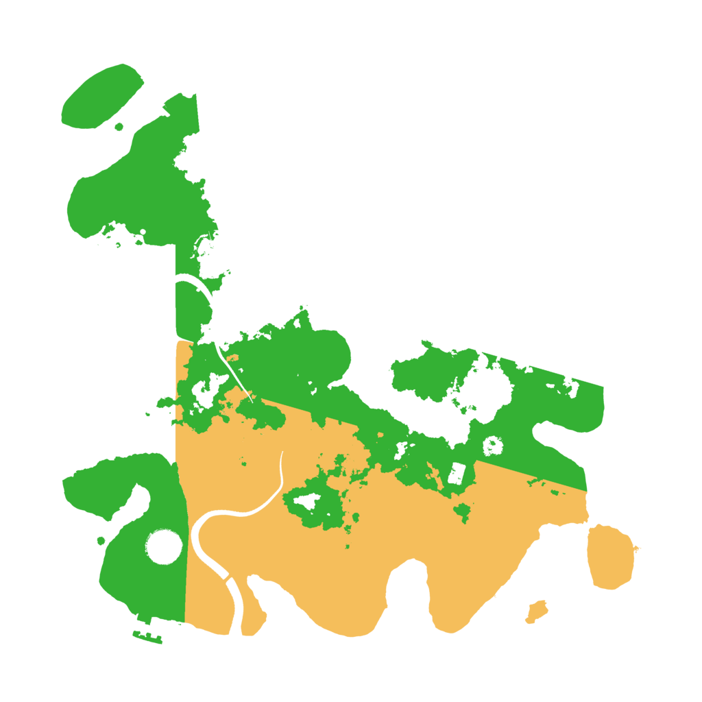 Biome Rust Map: Procedural Map, Size: 3500, Seed: 1336804157