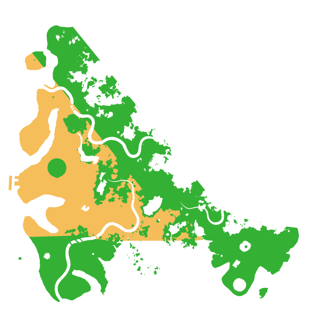 Biome Rust Map: Procedural Map, Size: 4500, Seed: 31663843