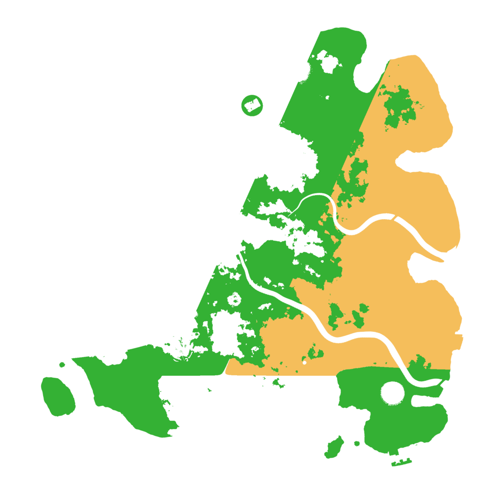 Biome Rust Map: Procedural Map, Size: 3750, Seed: 367255