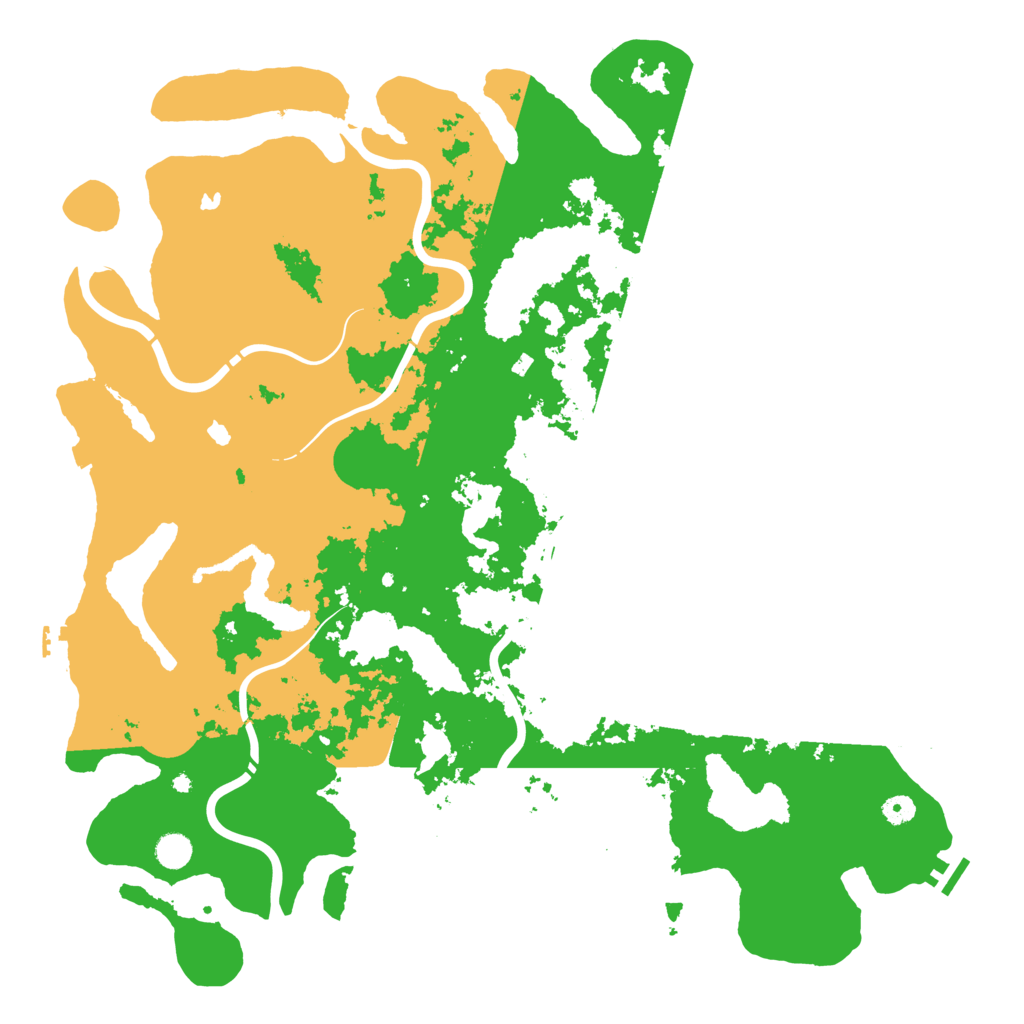 Biome Rust Map: Procedural Map, Size: 5000, Seed: 1654429420