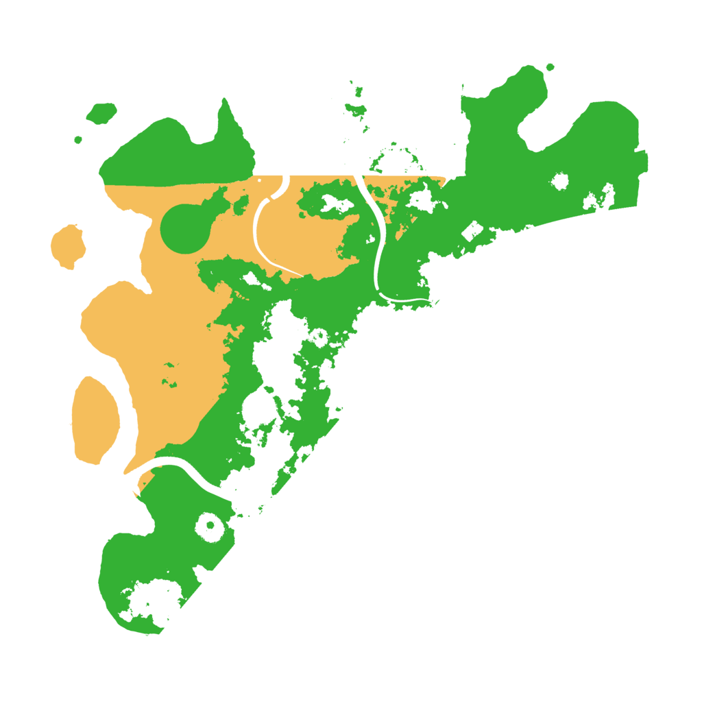 Biome Rust Map: Procedural Map, Size: 3700, Seed: 449930848