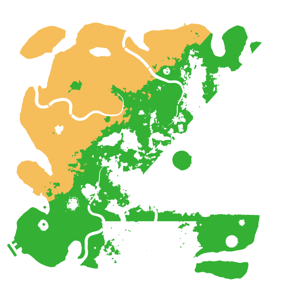 Biome Rust Map: Procedural Map, Size: 4250, Seed: 390970532