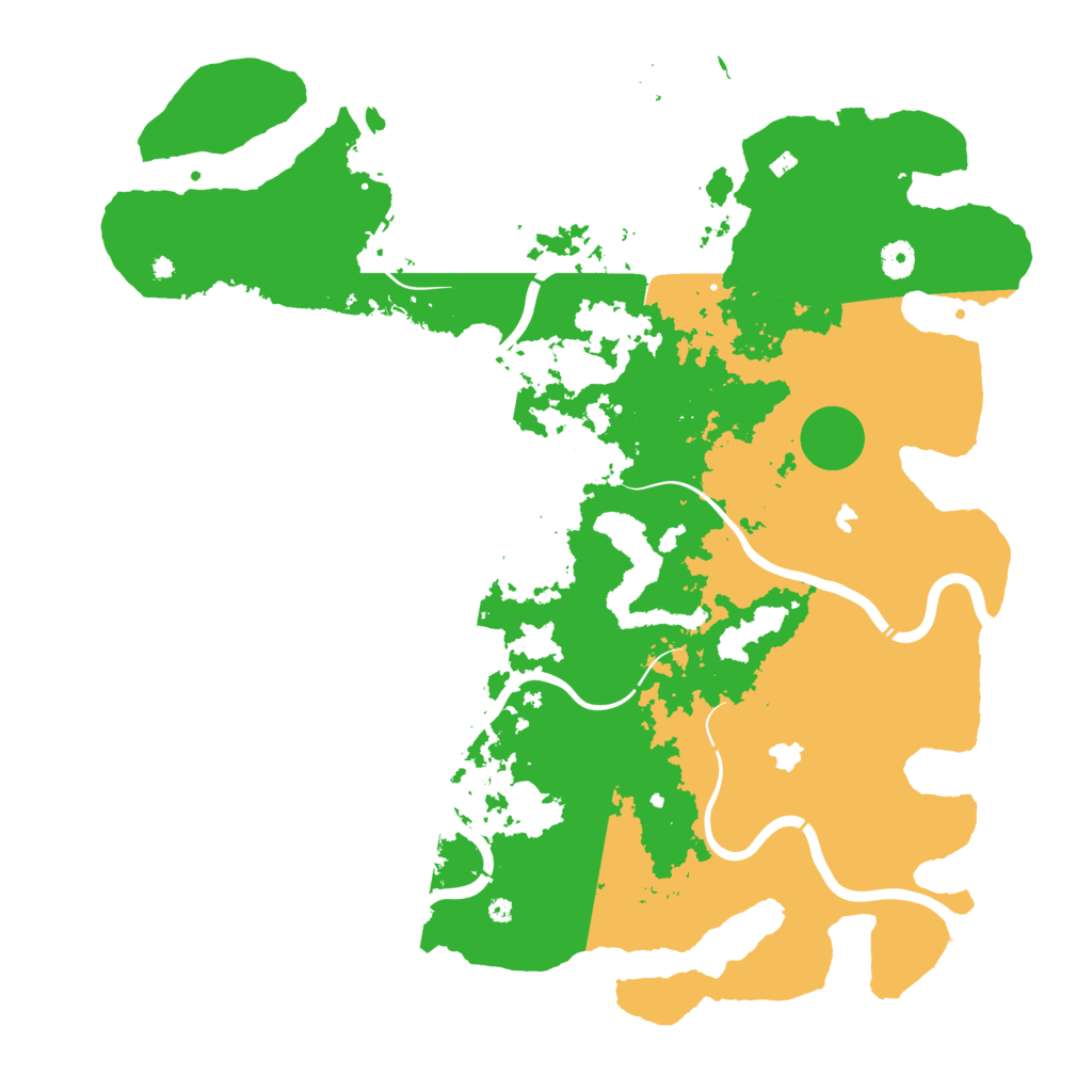 Biome Rust Map: Procedural Map, Size: 4500, Seed: 1982893804