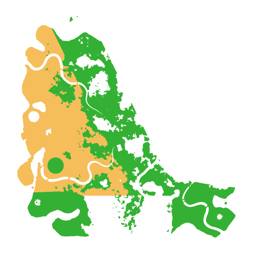 Biome Rust Map: Procedural Map, Size: 4250, Seed: 248140907