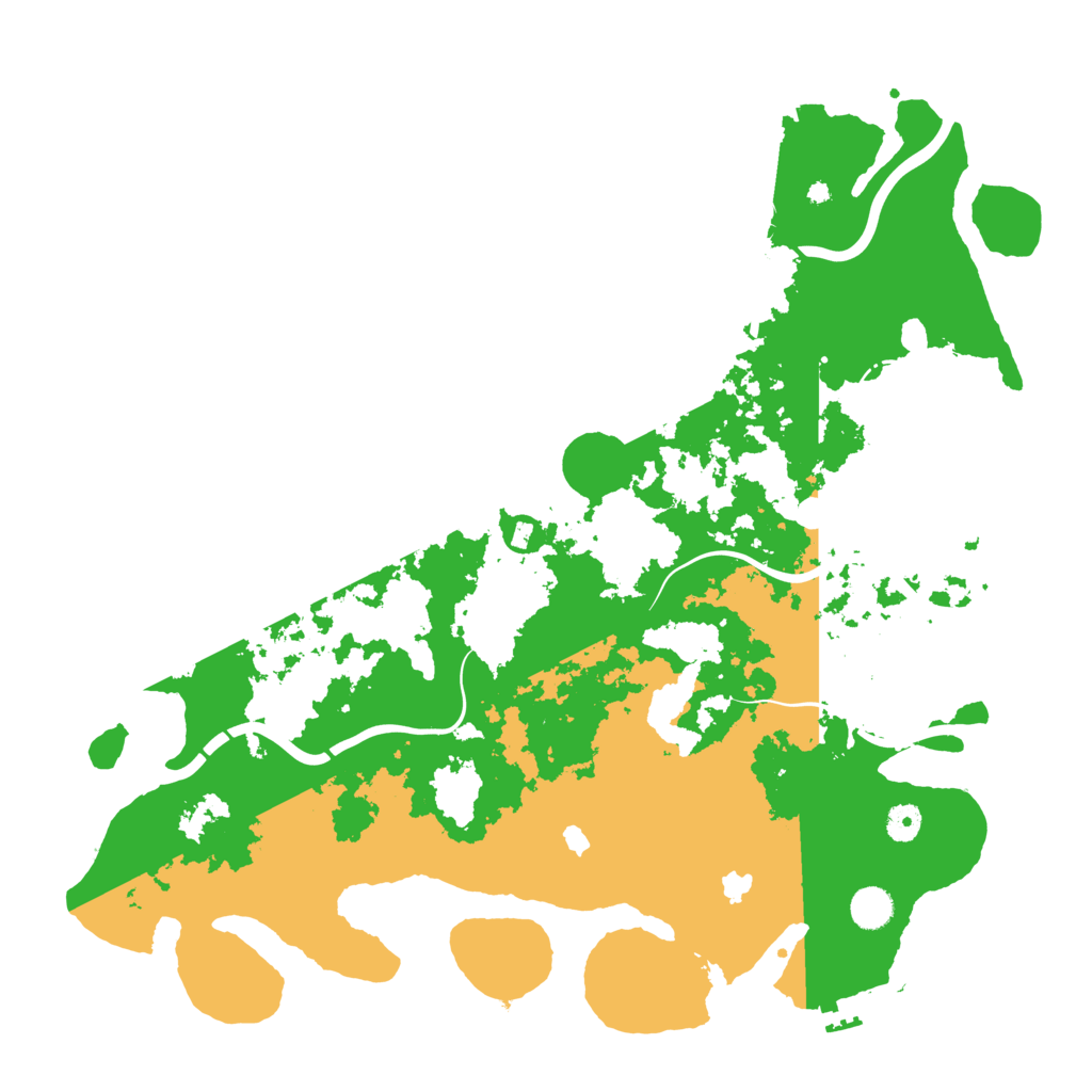 Biome Rust Map: Procedural Map, Size: 4500, Seed: 848215487